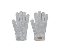 Barts Knitted Gloves Witzia Gloves Knitted Finger Gloves, heather grey, One size