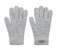 Barts Knitted Gloves Witzia Gloves Knitted Finger Gloves, heather grey, One size