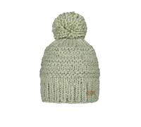 Womens Barts Jasmin Knit Bobble Beanie Ski Hat Stone