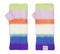 BARTS | Kumana Fingerless Gloves | Stripy Recycled Mitts | Purple One SIze