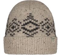 Barts Mens Cimmon Fine Knit Fleece Lined Cuffed Beanie Hat - Light Brown