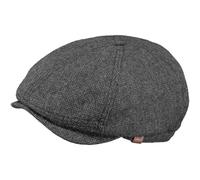 Barts Mens Jamaica Wool Blend Adjustable Newsboy Flat Cap Dark Heather