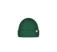Barts Mens Stonel Fine Knitted Stretchy Cuffed Beanie Hat - Green