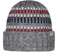 Barts Mens Travvis Jaquard Knitted Warm Winter Cuffed Beanie Hat