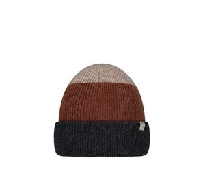 Barts Mens Walnur Soft Merino Wool Warm Winter Beanie - Charcoal