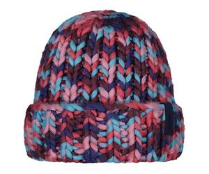 BARTS | Miterra Beanie | Hand-Knitted Space-Dye Beanie | Aubergine One Size