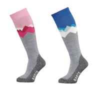 Barts Mountains Kids Ski Socks - Pink / Blue