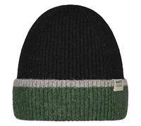 BARTS | Pharon Beanie | Virgin Wool Striped Beanie | Black | WildBounds One Size