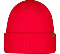 Barts - Plain Knitted Hat, Red, One Size, Unisex Adult, red, Taglia unica-L