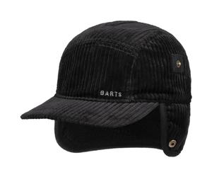 Barts Rayner Cap with Ear Flaps Baseball Cotton (One Size - Black)