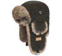Barts Womens Rib Bomber Faux Fur Lined Trapper Hat - Green - One Size