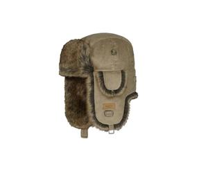 Barts Rib Bomber Beige Trapper Hat