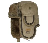 Barts Rib Bomber Beige Trapper Hat