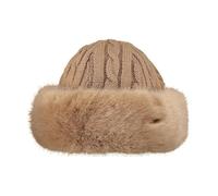 Barts Unisex Fur Cable Bandhat Winter Cap, Light Brown, UNI