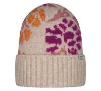 Barts | Vinne Beanie | Floral Design Knit Beanie | Light Brown One Size