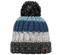 Barts Wilhelm Knit Hat with Cuff ski Hats Bobble (One Size - Anthracite)