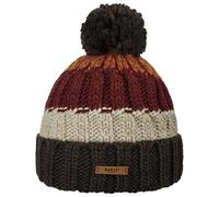 Barts Wilhelm Knit Hat with Cuff ski Hats Bobble (One Size - Bordeaux)