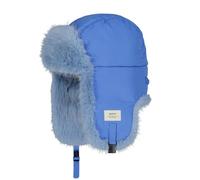 Barts Womens Hawka Bomber Trapper Hat Faux Fur Adjustable Ear Flaps - Blue