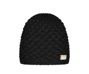 Barts Womens Ilmari Chunky Wool Knitted Warm Winter Beanie - Black