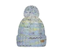 Women's Barts Womens Iska Chunky Cable Knitted Bobble Hat - Blue - Size: ONE size