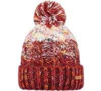 Barts Womens Iska Chunky Cable Knitted Warm Bobble Hat - Rust