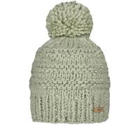 Womens Barts Jasmin Knit Bobble Beanie Ski Hat Stone