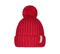 Barts Womens Joansy Curffed Warm Winter Bobble Hat - Red