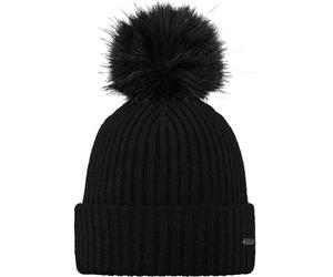 Barts Womens Kenzie Big Soft Stretchy Faux Fur Pom Warm Winter Beanie Bobble Hat