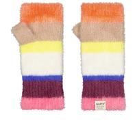 BARTS | Kumana Fingerless Gloves | Stripy Recycled Mitts | Magenta One SIze