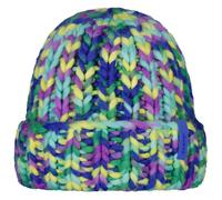 BARTS | Miterra Beanie | Hand-Knitted Space-Dye Beanie | Violet One Size