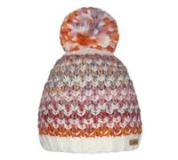 Barts Womens Nicole Knitted Lined Warm Winter Bobble Hat - Berry
