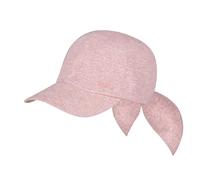 Barts Women's Peruma Cotton Peak Baseball Cap - Adjustable Bow (Dusty Pink)