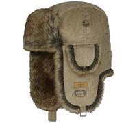 Barts Womens Rib Cord Soft Faux Fur Lining Adjustable Strap Bomber Hat