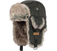 Barts Womens Rib Cord Soft Faux Fur Lining Adjustable Strap Bomber Hat