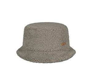 Barts Womens Teddybuck Borg Fleece Fluffy Bucket Hat - Pale Army- One Size