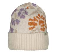 Barts | Vinne Beanie | Floral Design Knit Beanie | Cream | WildBounds One Size