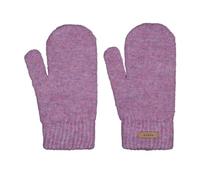 Barts Womens Witzia Comfy Soft Knitted Fleece Lines Mittens - Berry
