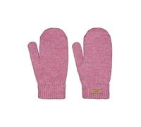 Barts Womens Witzia Comfy Soft Knitted Fleece Lines Mittens - Rose