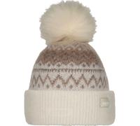 Barts | Woodstar Beanie | Chunky Knit Pom-Pom Hat | Cream | WildBounds One Size