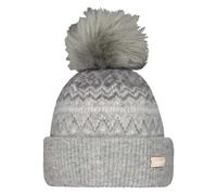 Barts | Woodstar Beanie | Chunky Knit Pom-Pom Hat | Heather Grey One Size
