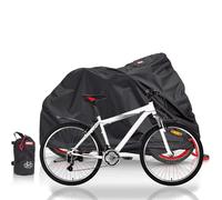 BARTSTR Bike Cover, Waterproof Bicycle Cover for Indoor and Outdoor Storage, 210D Oxford Fabric Anti Dust Rain with Lock Holes and Portable Storage Bag (L)