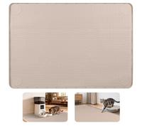 Bartuke Cat Food Mat XL, 34"x22" Large Silicone Pet Mat with Raised Edges