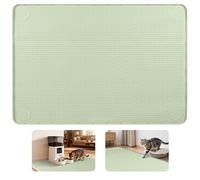Bartuke Cat Food Mat XL, 34"x22" Large Silicone Pet Mat with Raised Edges