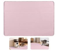 Bartuke Cat Food Mat XL, 34"x22" Large Silicone Pet Mat with Raised Edges