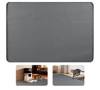 Bartuke Cat Food Mat XL, 34"x23" Large Silicone Pet Mat with Raised Edges