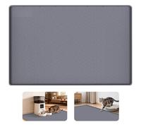 Bartuke Cat Food Mat XL, Large Silicone Pet Feeding Mat with Raised Edges