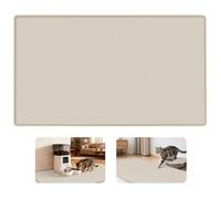 Bartuke Cat Food Mat XXL, Extra Large Silicone Pet Feeding Mat with Edge