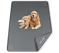 Bartuke Pee Pads for Dogs, 40" x 28" Large Reusable Silicone Mat, Washable Puppy Training Pads for Potty Training, Non-Slip, Leak-Proof, Indoor Floor Protection (Dark Grey)
