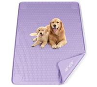 Bartuke Pee Pads for Dogs, 40" x 28" Large Reusable Silicone Mat, Washable Puppy Training Pads for Potty Training, Non-Slip, Leak-Proof, Indoor Floor Protection (Purple)