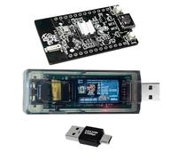 Barturry NMMiner Miner 265kH/S +NerdMiner V2 308KH/S USB Chain Miner BTC Solo Lottery Miner Ammeter USB-A Series Form Chain
